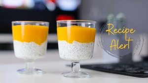 Mango Chia Pudding with STRIVE Vanilla shake