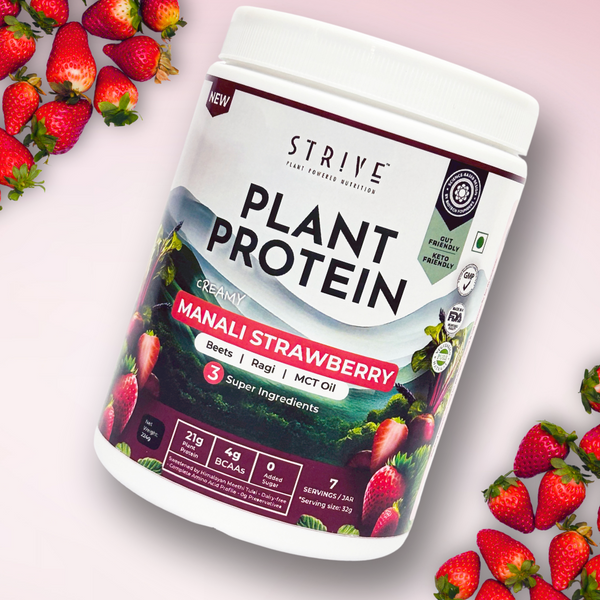 Women's Protein Powder | Creamy Manali Strawberry | 224 g - 7 servings